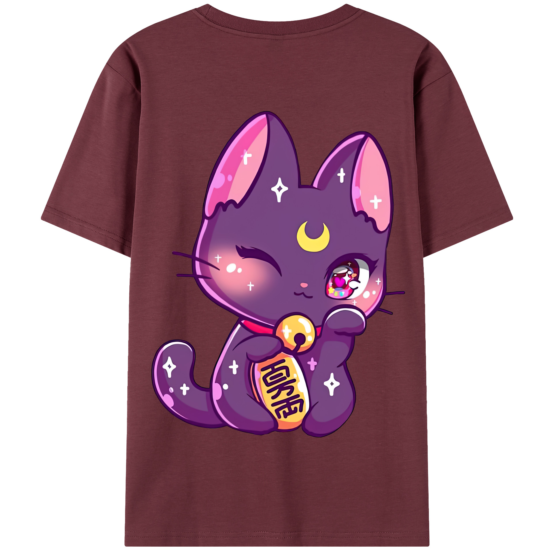 （画像用） 美少女戦士セーラームーン Sailor Moon 綿100％半袖Tシャツ（背面プリント）
